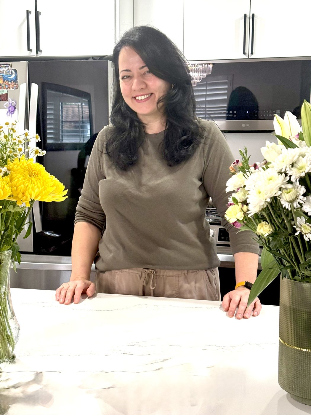 Nurcan in her kitchen at Kekik Cuisine