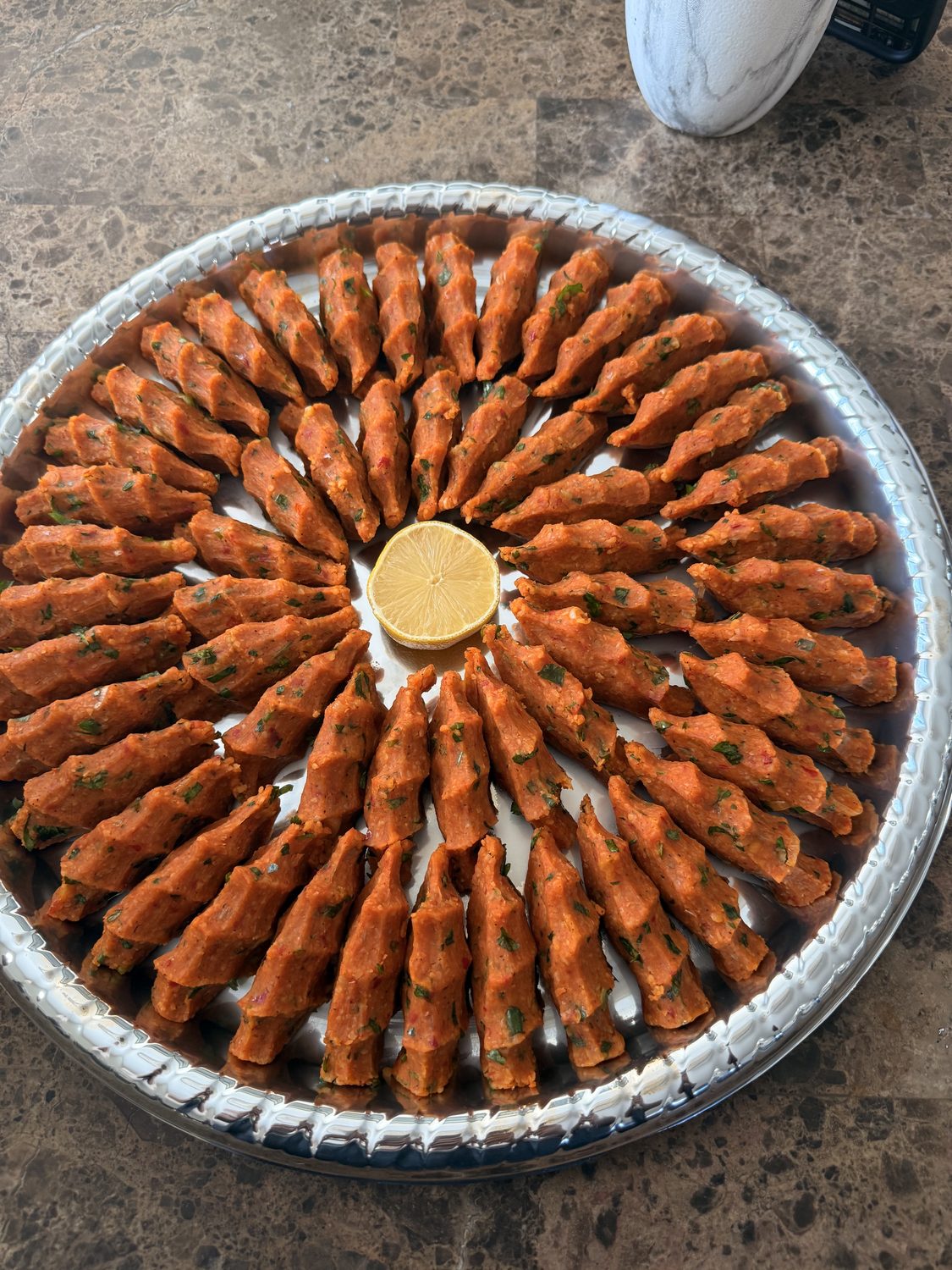 Mercimekli Köfte — red lentil and bulgur patties